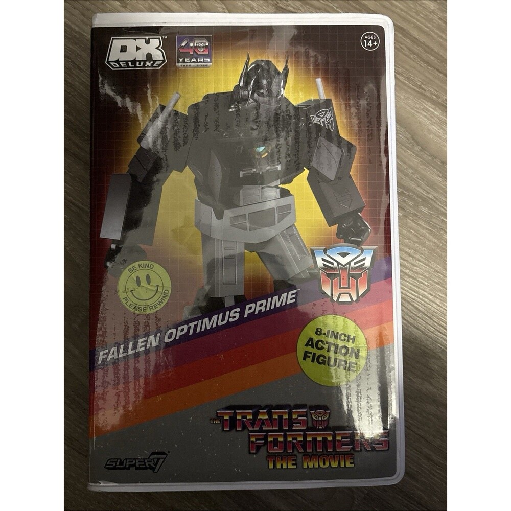 Fallen Optimus Prime 8" Action Figure Super7 DX Deluxe NEW